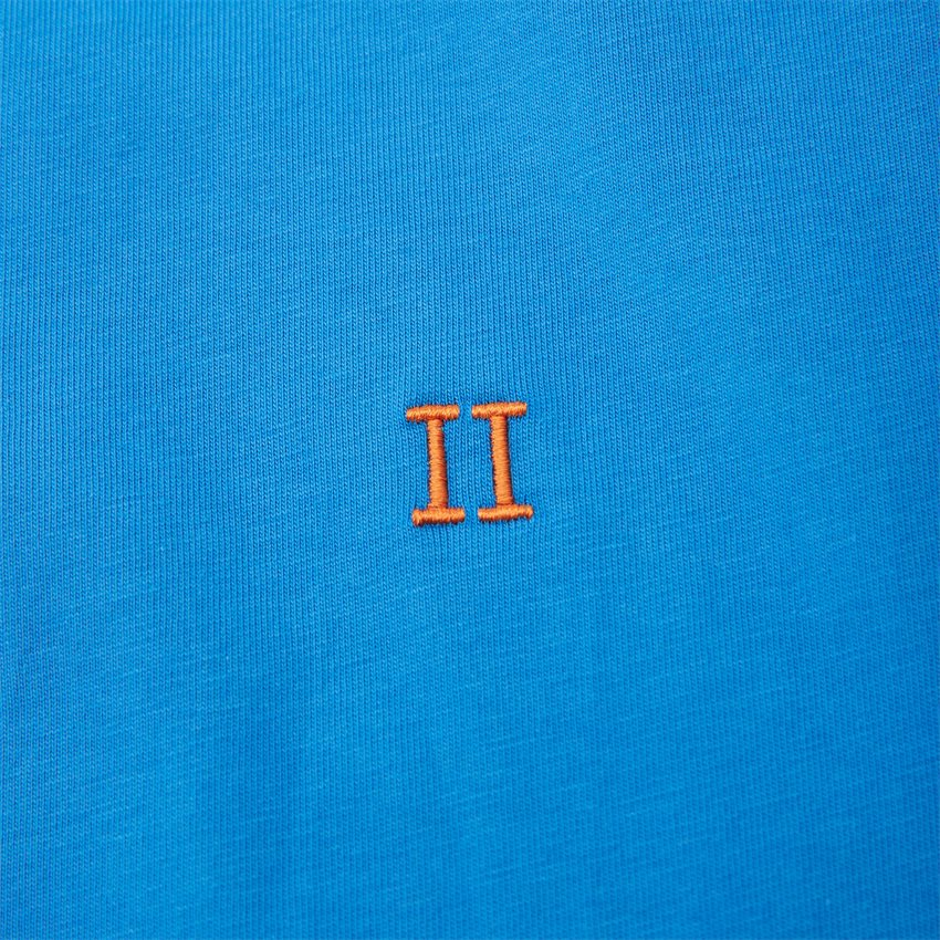 Les Deux T-shirts NØRREGAARD LDM101008 PALACE BLUE/ORANGE